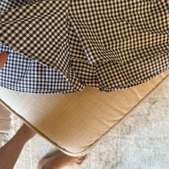 Blue Rain Black and White Checkered Skirt NWOT - Picture 3 of 4